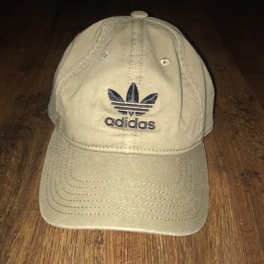Adidas olive green hat